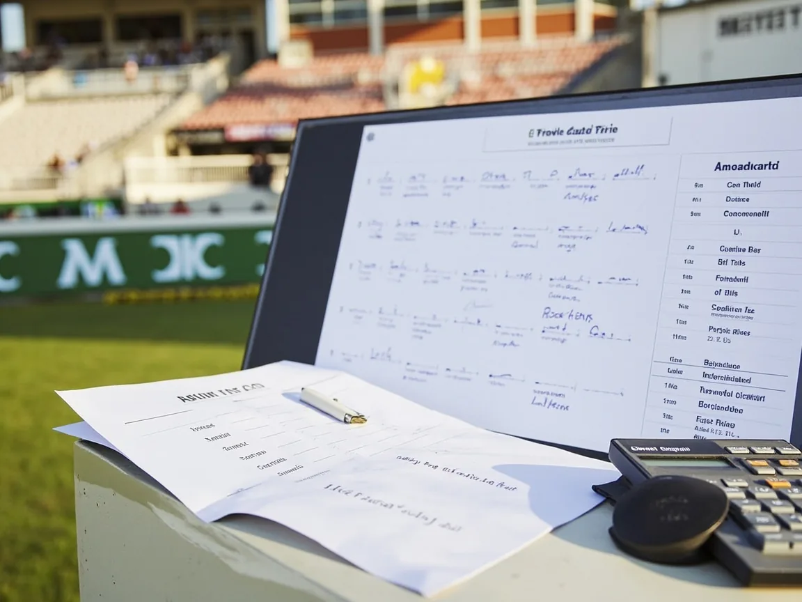 Toss pitch report and confirmed team inputs for a fantasy cricket calculator